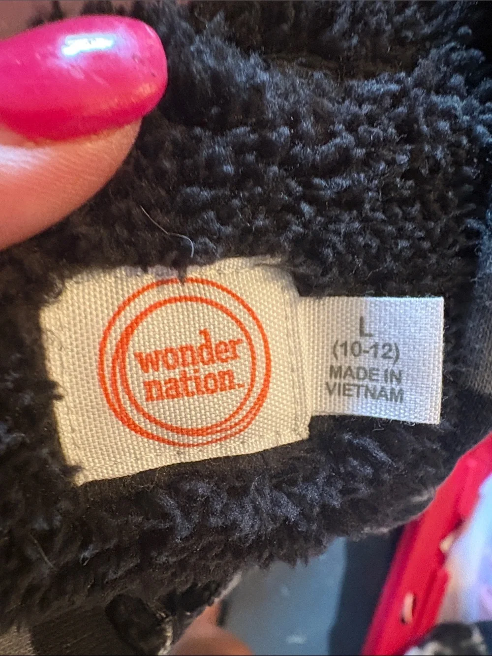 wonder nation Black and White Checkered Hooded Zip Jacket